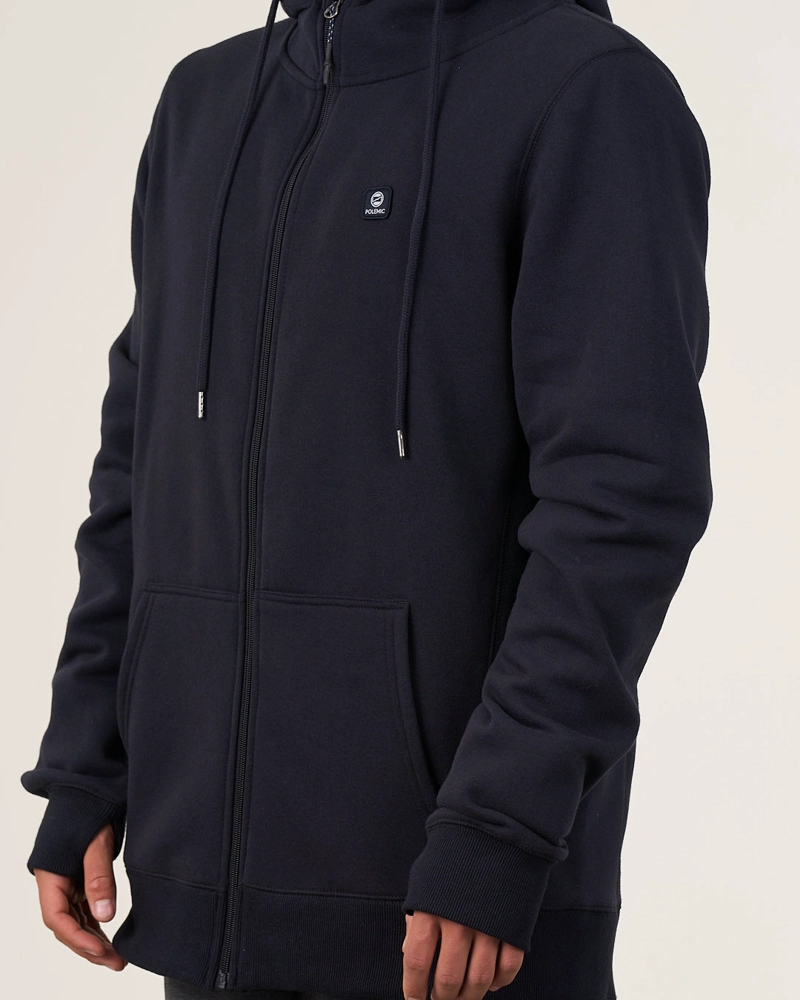 POLERON COLEGIO FRANELA FULL CIERRE Y GORRO ESCOLAR CP29 (S-XL) POLEMIC - 4