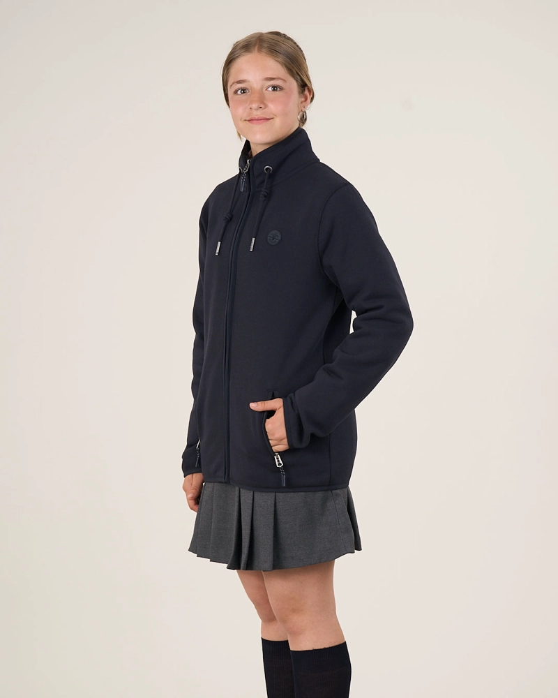 POLERON ESCOLAR NIÑA FRANELA CIERRE SP29 (T.12-18) POLEMIC - 1