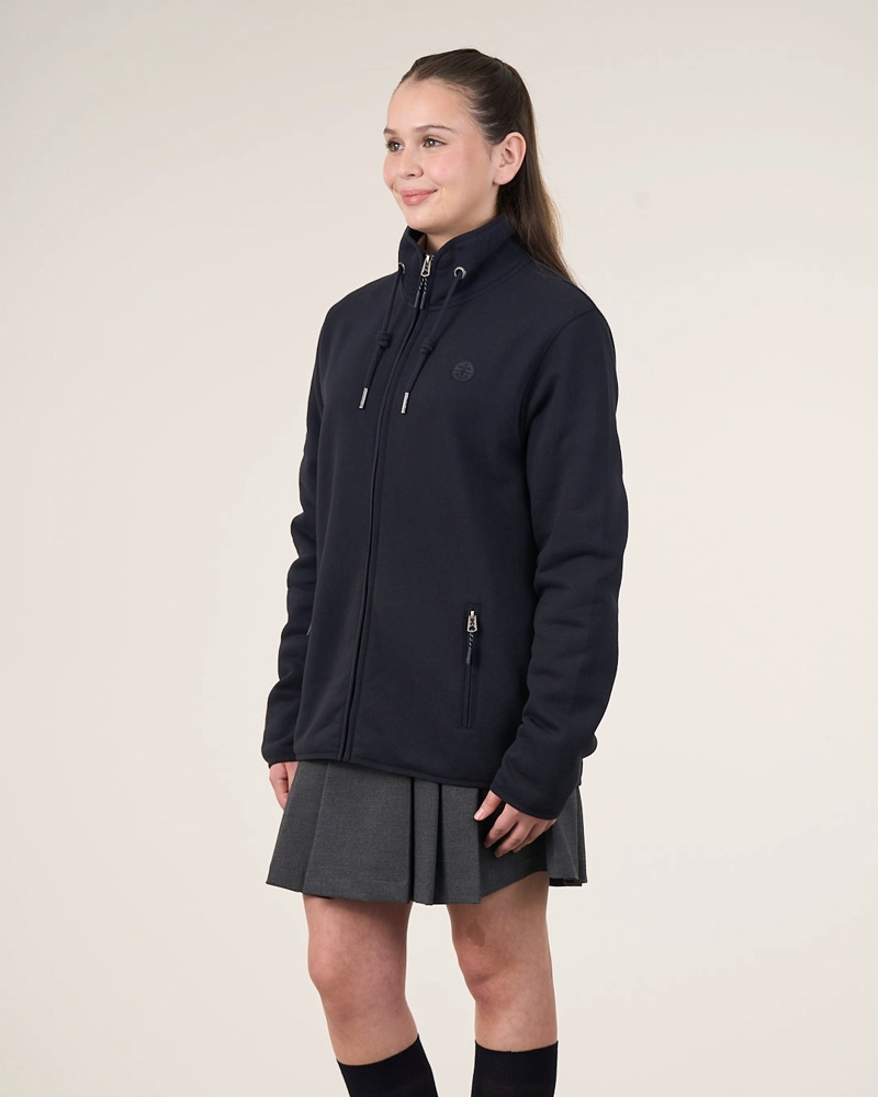 POLERON ESCOLAR NIÑA FRANELA CIERRE SP29 (S-XL) POLEMIC - 2