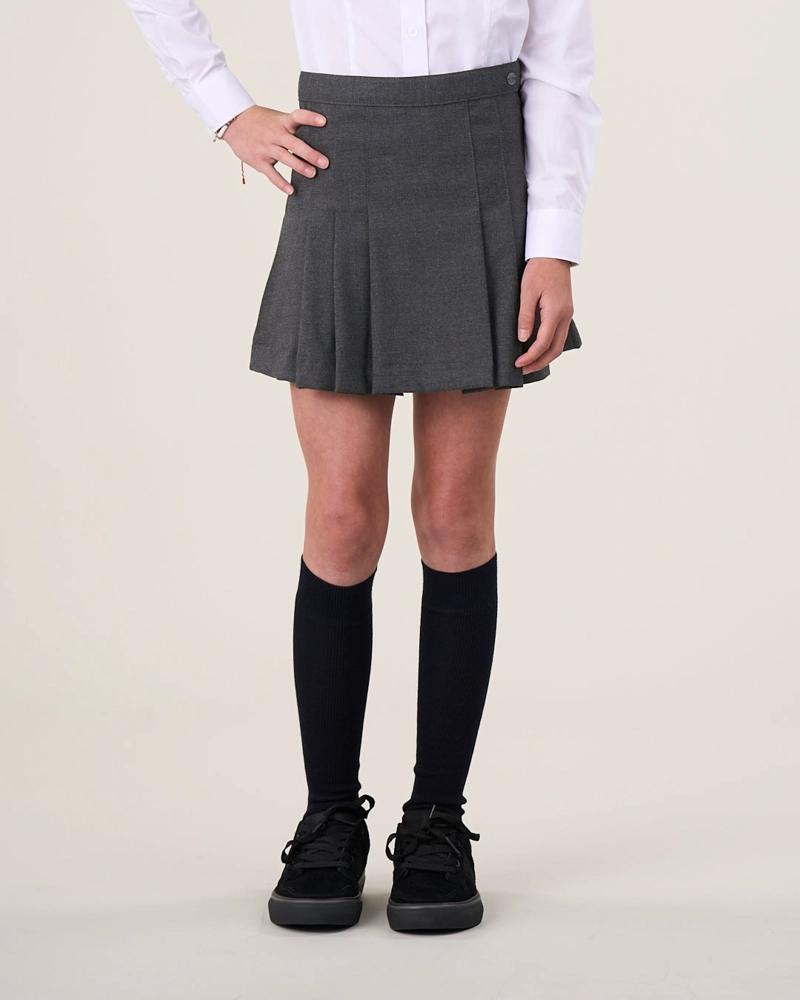 FALDA GRIS FALDA ESCOLAR NIÑA T.6 A T.10 POLEMIC - 1