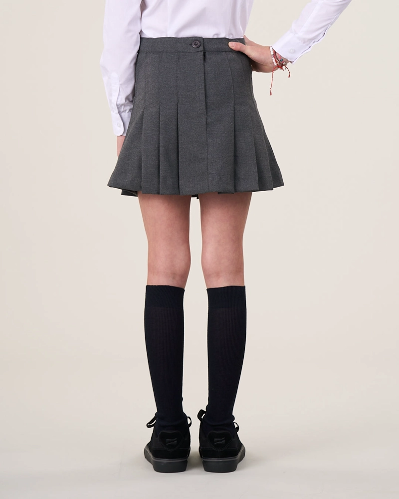 FALDA GRIS FALDA ESCOLAR NIÑA T.6 A T.10 POLEMIC - 3