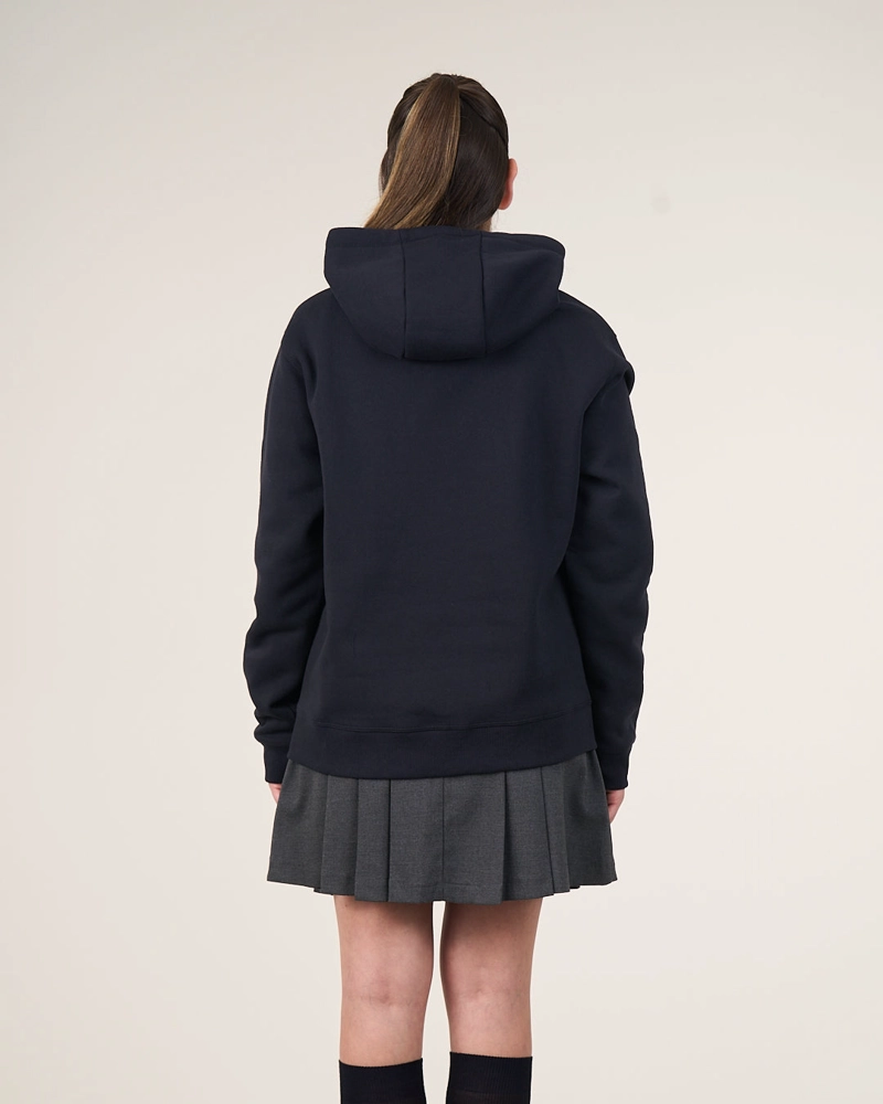 POLERON ESCOLAR NIÑA FRANELA SIN CIERRE CON GORRO SP26 (S-XL) POLEMIC - 3