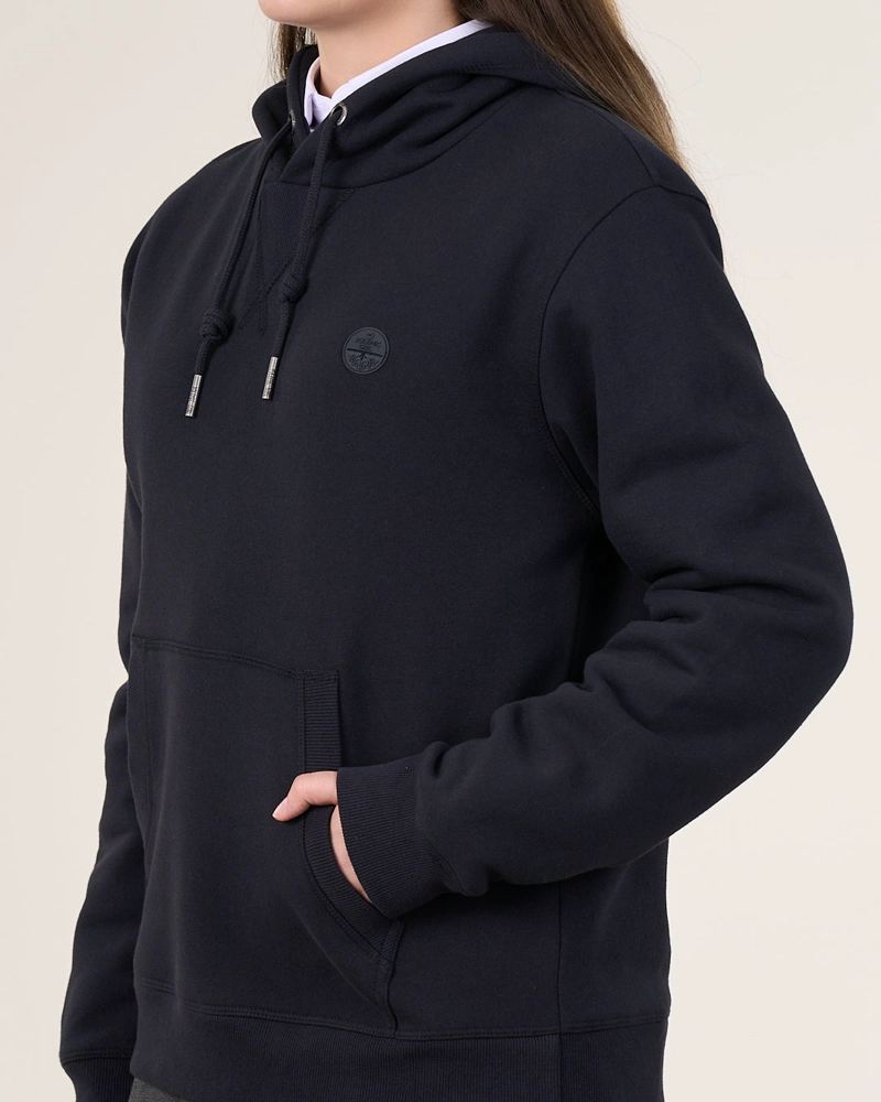 POLERON ESCOLAR NIÑA FRANELA SIN CIERRE CON GORRO SP26 (S-XL) POLEMIC - 4