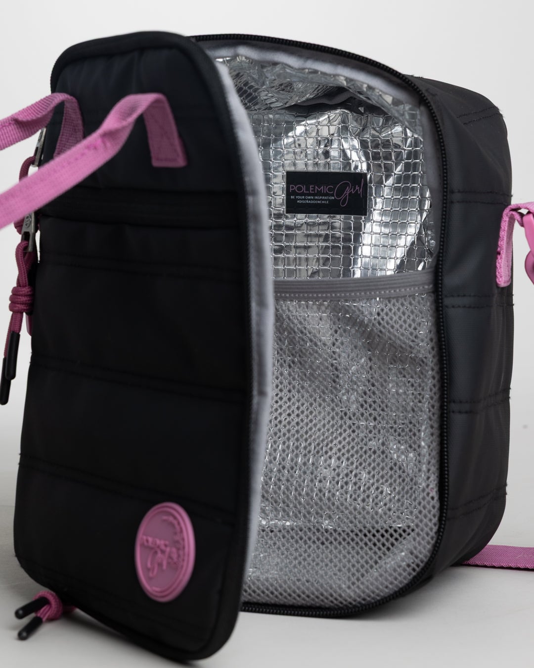 LONCHERA TE RMICA ACOLCHADO NEGRO/ROSA 7L POLEMIC - 3