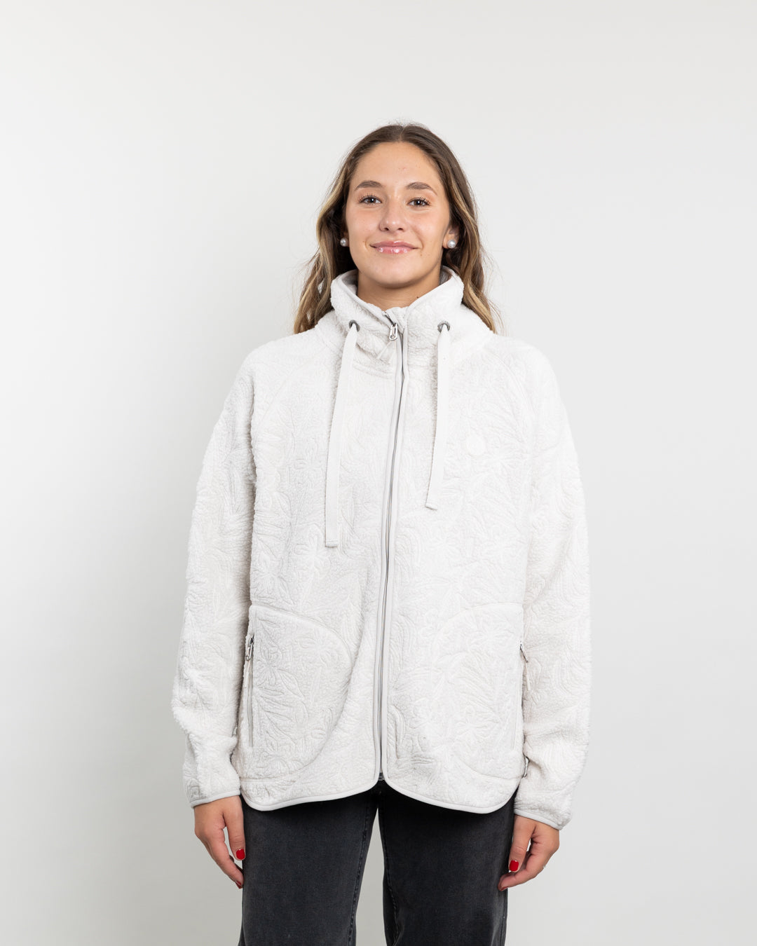 POLERON MUJER POLAR SHERPA TEXTURA HOT PRINT POLEMIC - 2