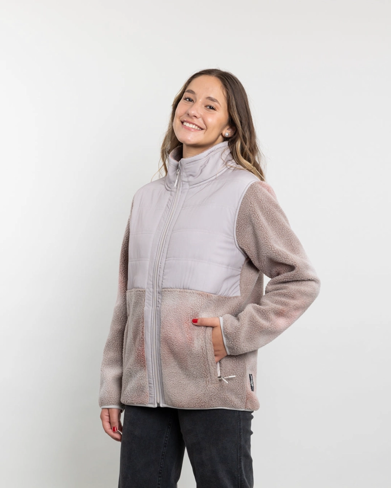POLERON MUJER POLAR SHERPA CON ACOLCHADO PLANO POLEMIC - 1