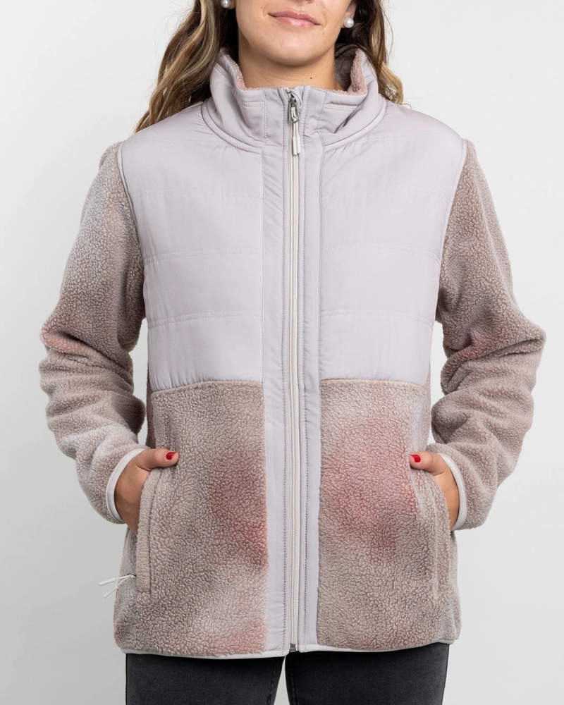 POLERON MUJER POLAR SHERPA CON ACOLCHADO PLANO POLEMIC - 4