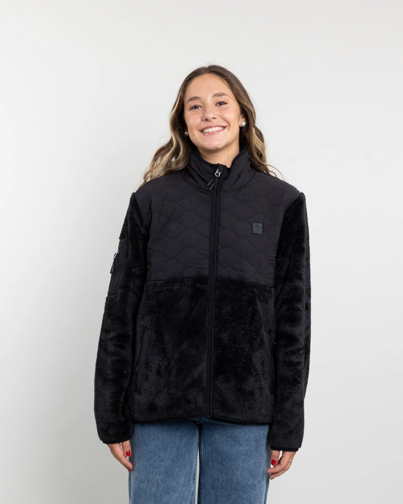 POLERON MUJER POLAR ACOLCHADO SHAGGY BONDED POLEMIC - 2