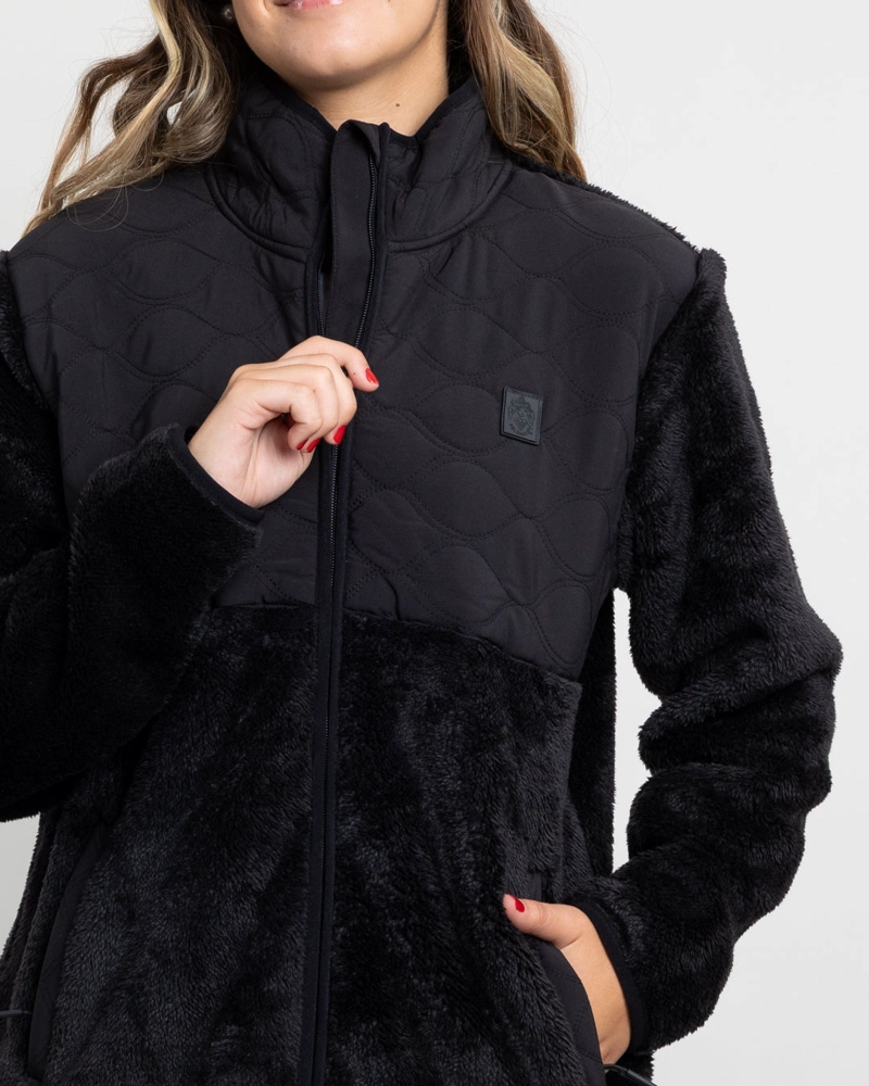POLERON MUJER POLAR ACOLCHADO SHAGGY BONDED POLEMIC - 4