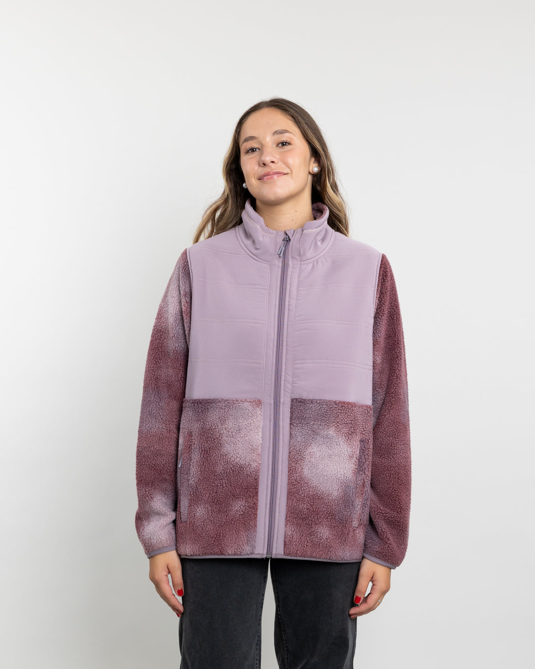 POLERON MUJER POLAR SHERPA CON ACOLCHADO PLANO POLEMIC - 2