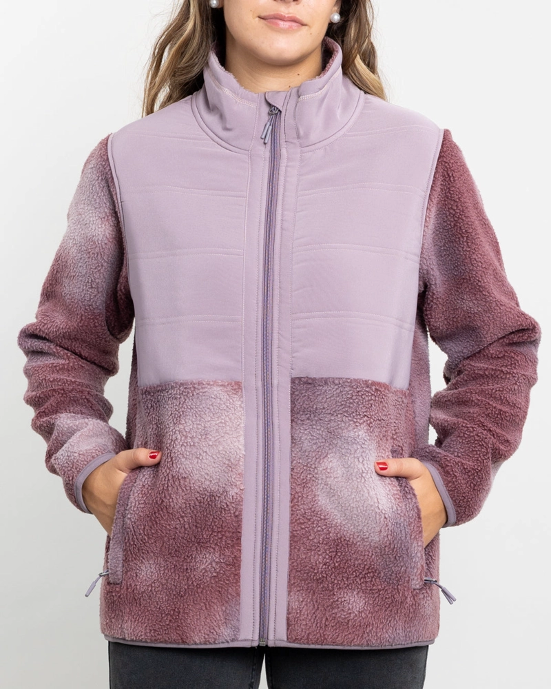 POLERON MUJER POLAR SHERPA CON ACOLCHADO PLANO POLEMIC - 5