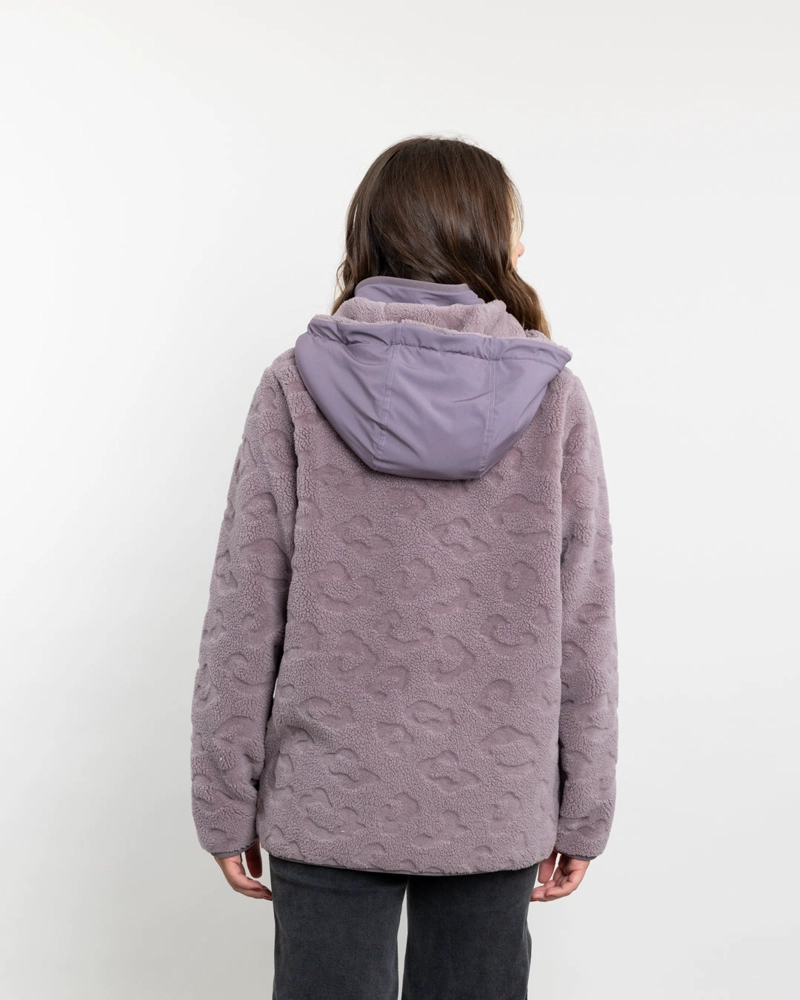 POLERON MUJER CHAQUETA POLAR SHERPA HOT PRINT POLEMIC - 3