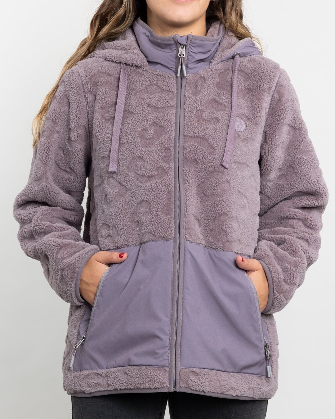 POLERON MUJER CHAQUETA POLAR SHERPA HOT PRINT POLEMIC - 4