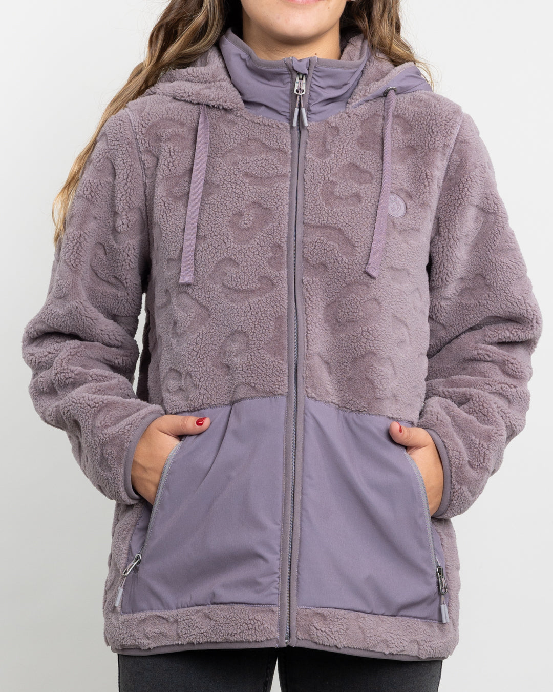 POLERON MUJER CHAQUETA POLAR SHERPA HOT PRINT POLEMIC - 4