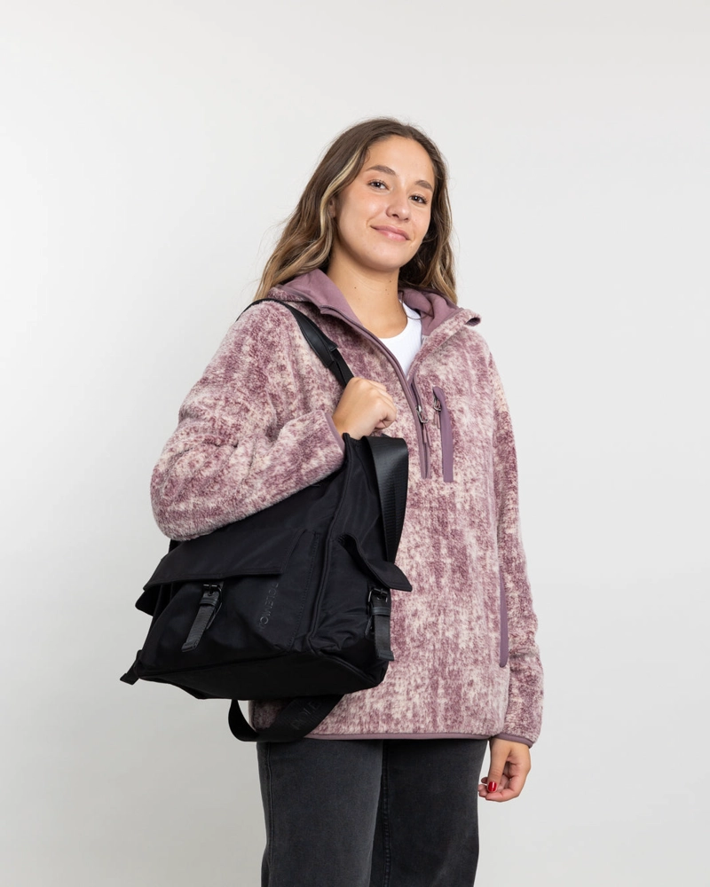 POLERON MUJER POLAR ESTAMPADO SHERPA MEDIO CIERRE POLEMIC - 5