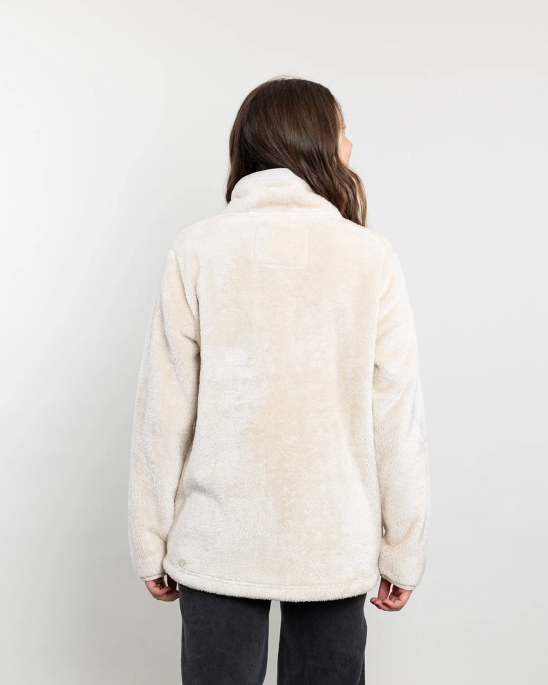 POLERON MUJER POLAR SHAGGY BONDED CRUDO POLEMIC - 4