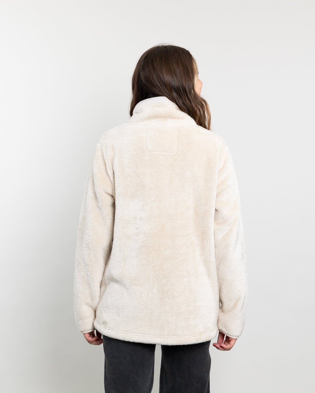 POLERON MUJER POLAR SHAGGY BONDED CRUDO POLEMIC - 4
