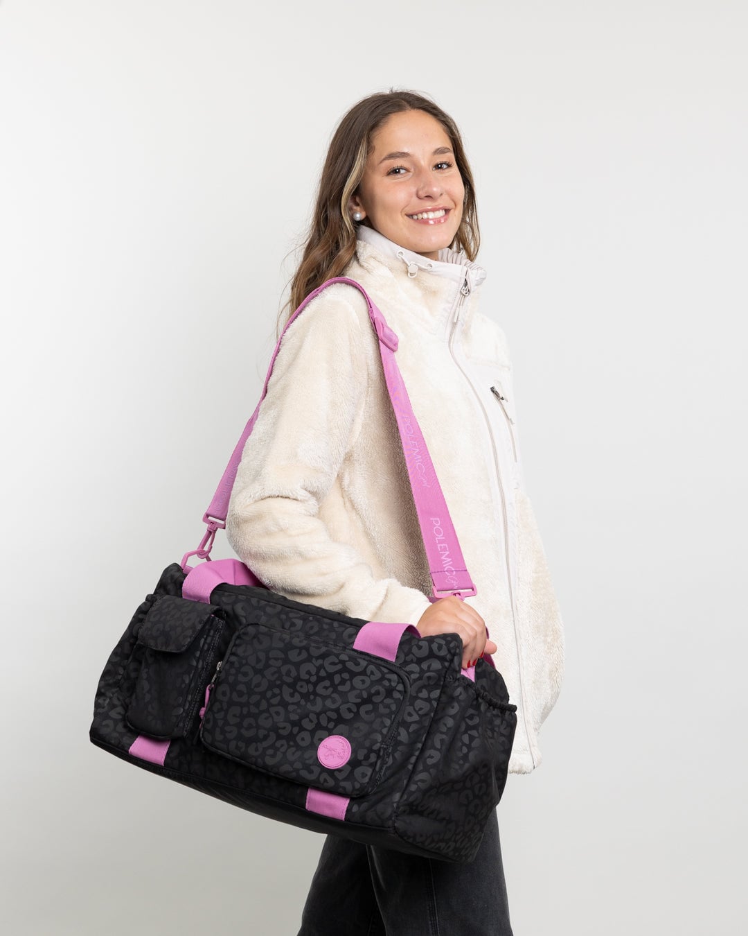 POLERON MUJER POLAR SHAGGY BONDED CRUDO POLEMIC - 5