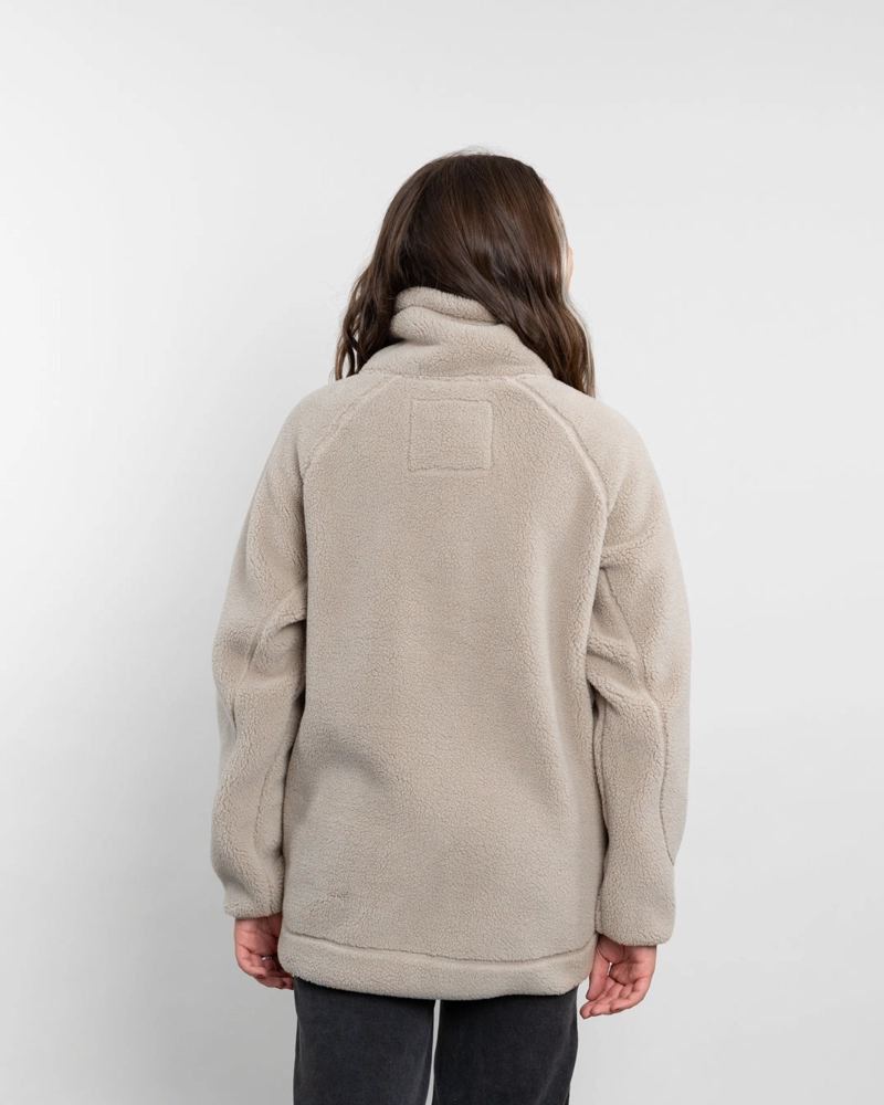 POLERON MUJER CHAQUETA DE POLAR CUELLO ALTO SHERPA POLEMIC - 4