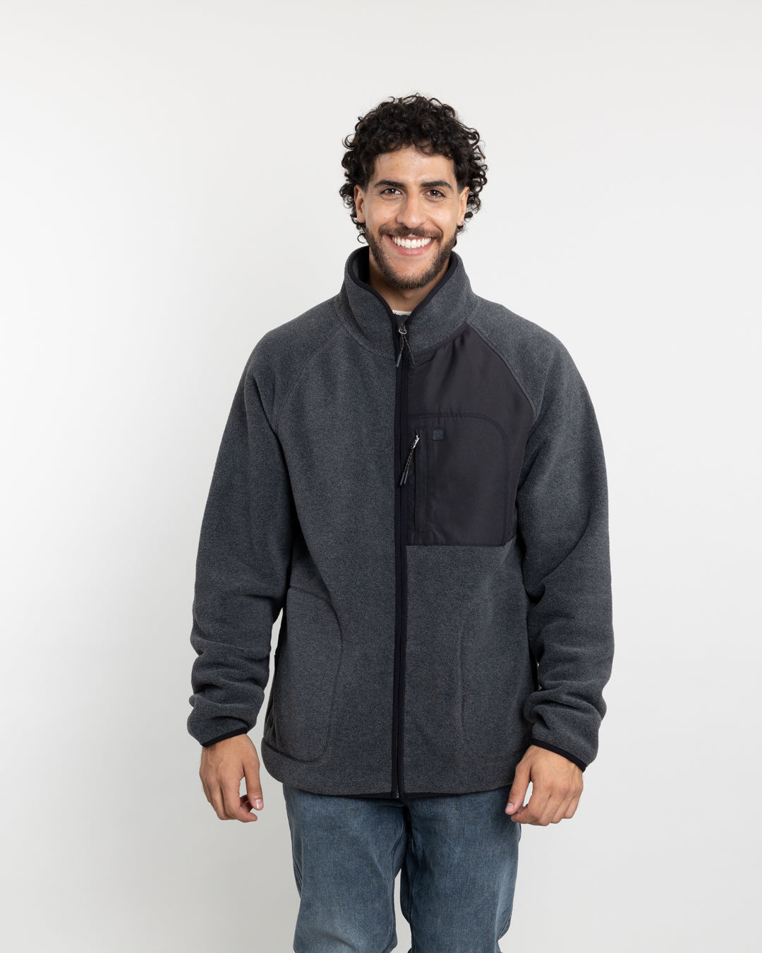 POLERON HOMBRE POLAR MICROPOLAR SIN GORRO POLEMIC - 2