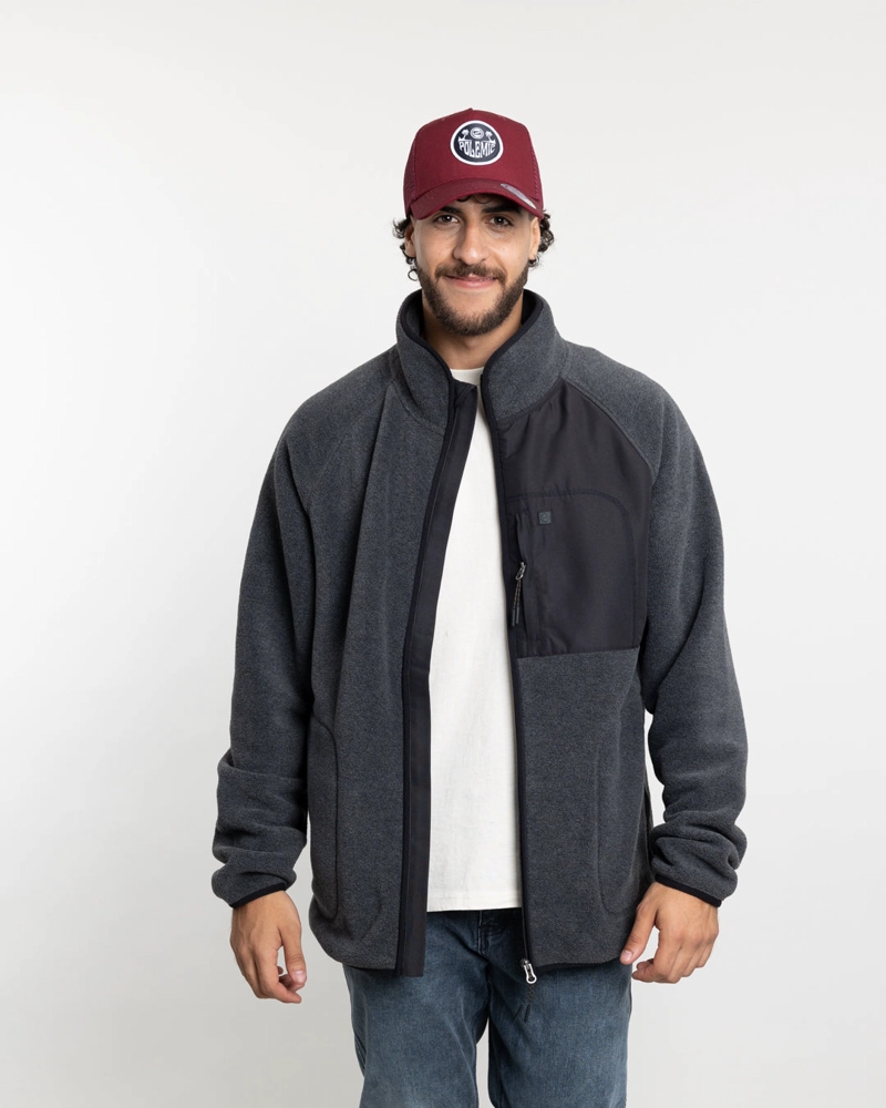 POLERON HOMBRE POLAR MICROPOLAR SIN GORRO POLEMIC - 5