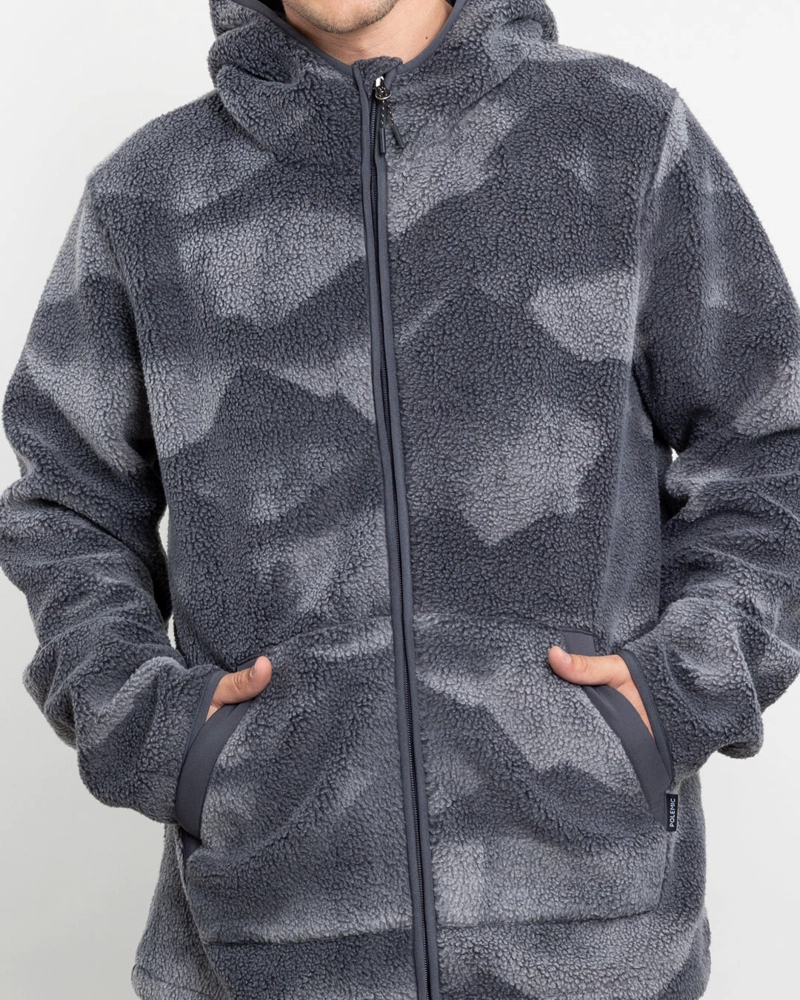 POLERON HOMBRE MINI SHERPA PRINT CON GORRO POLEMIC - 2