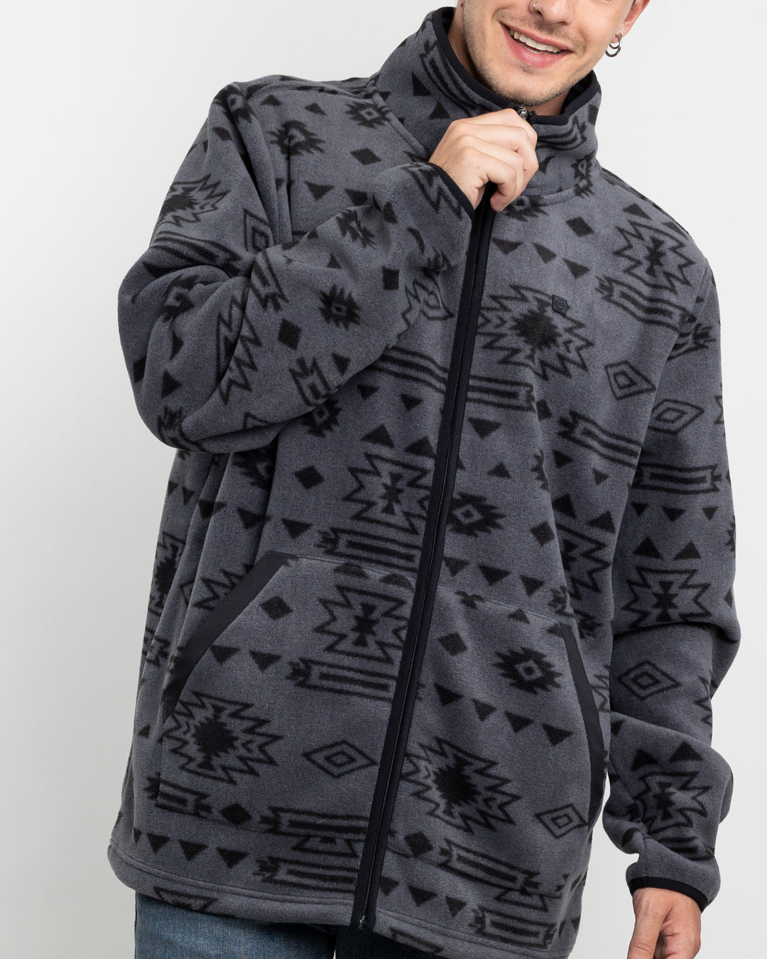 POLERON HOMBRE POLAR MICROPOLAR RUSTICO SIN GORRO POLEMIC - 4