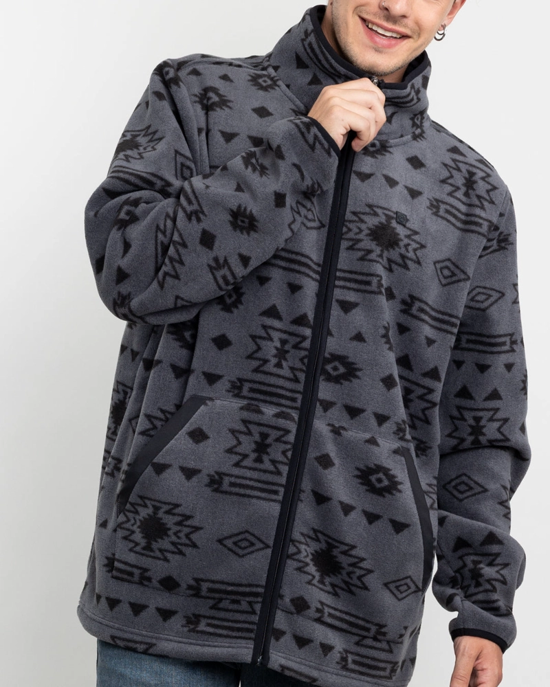 POLERON HOMBRE POLAR MICROPOLAR RUSTICO SIN GORRO POLEMIC - 4
