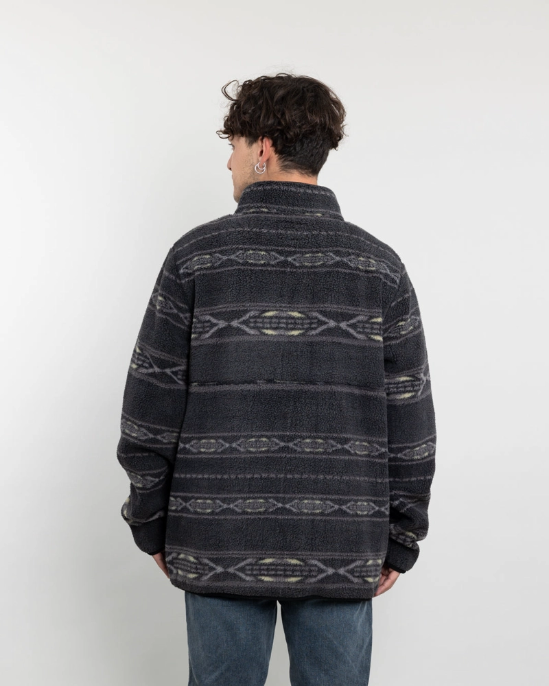 POLERON HOMBRE MINI SHERPA ESTAMPADO SIN GORRO POLEMIC - 4