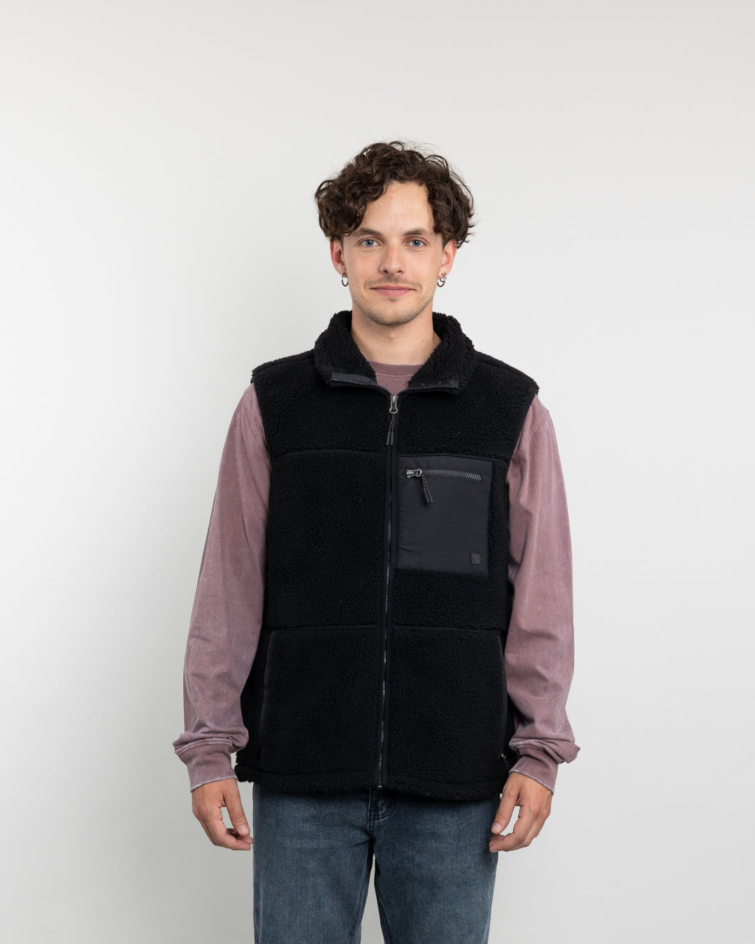 POLERON HOMBRE POLAR SIN MANGAS SHERPA FORRADO BONDED POLEMIC - 1