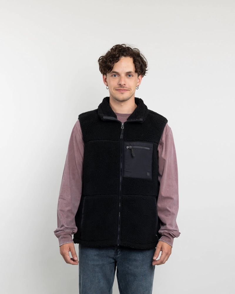 POLERON HOMBRE POLAR SIN MANGAS SHERPA FORRADO BONDED POLEMIC - 1