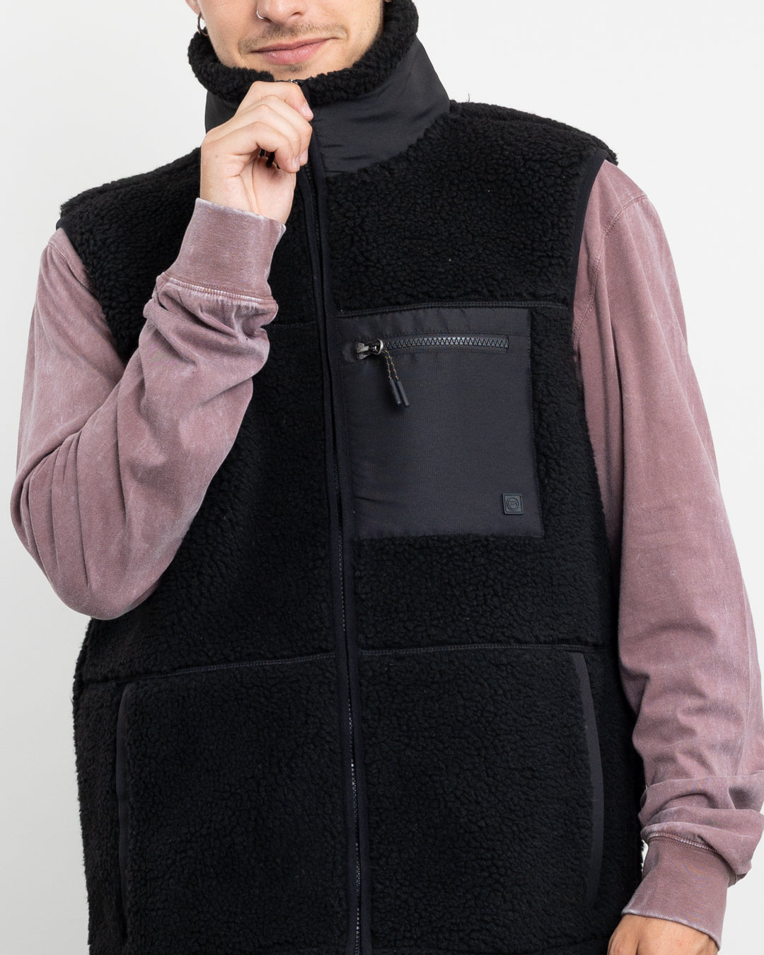 POLERON HOMBRE POLAR SIN MANGAS SHERPA FORRADO BONDED POLEMIC - 4