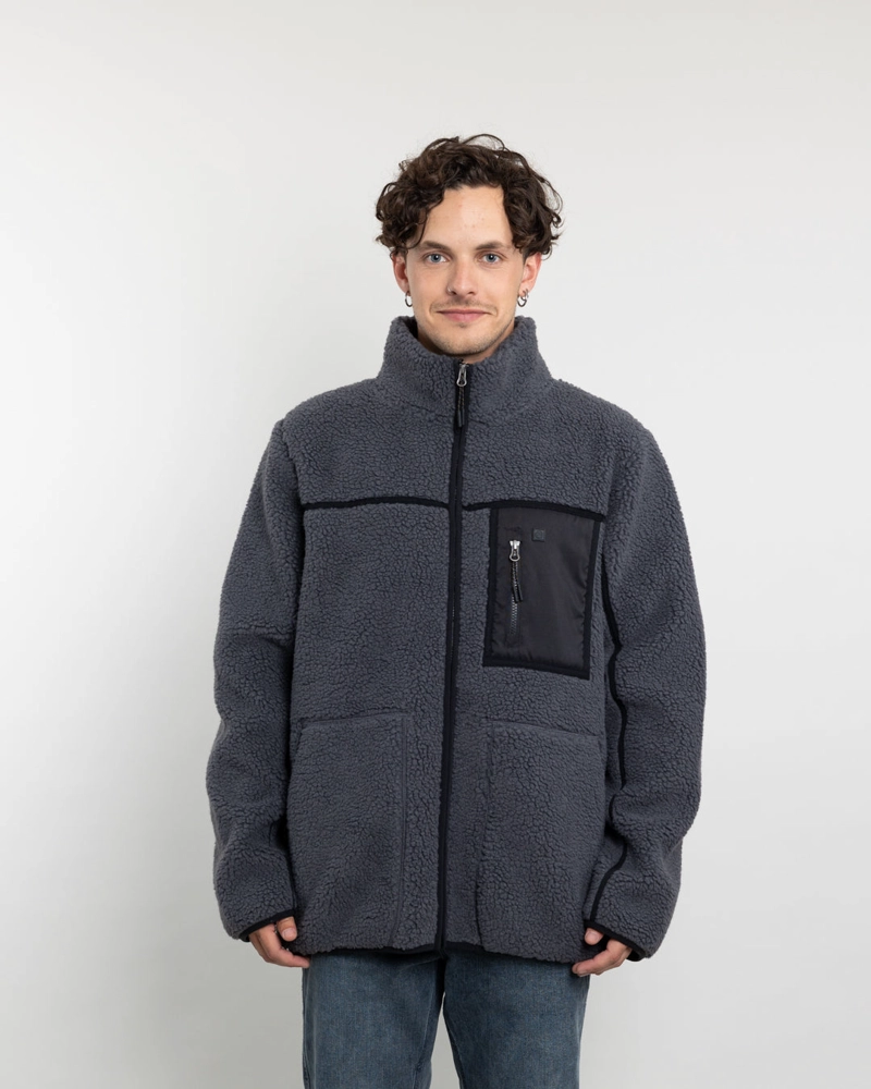 POLERON HOMBRE POLAR SHERPA FORRADO BONDED BICOLOR POLEMIC - 1