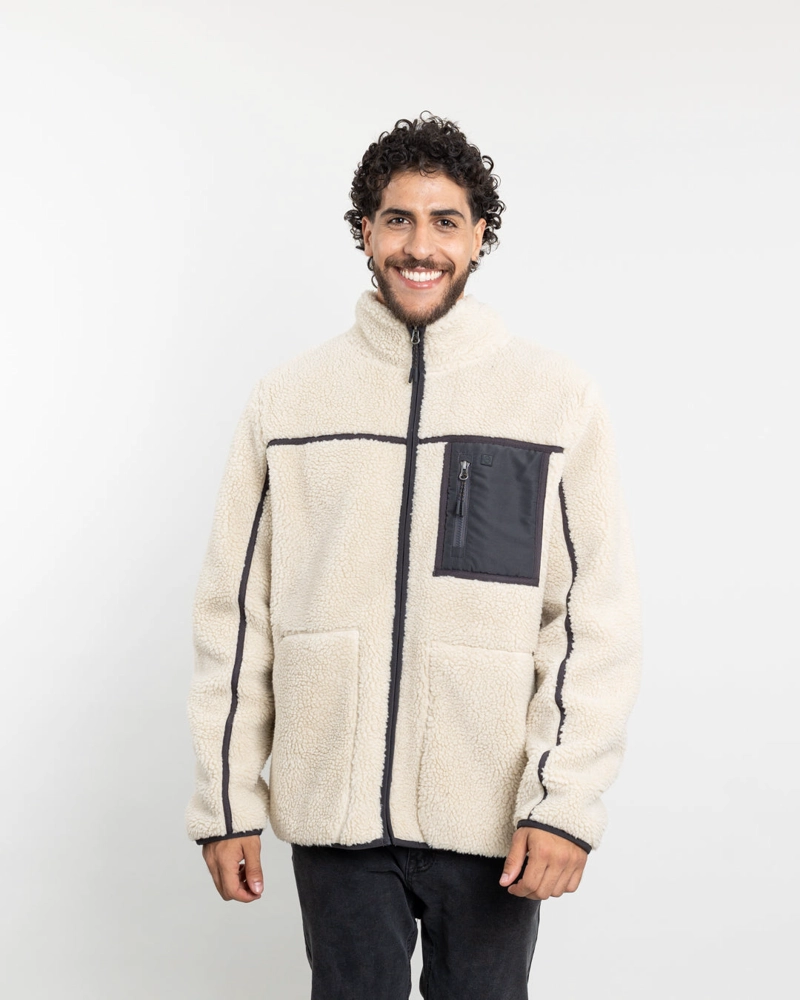 POLERON HOMBRE POLAR SHERPA FORRADO BONDED BICOLOR POLEMIC - 1