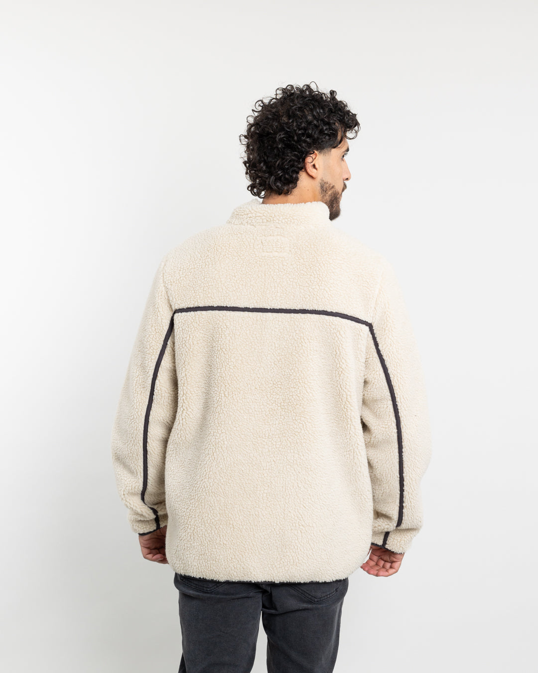 POLERON HOMBRE POLAR SHERPA FORRADO BONDED BICOLOR POLEMIC - 3