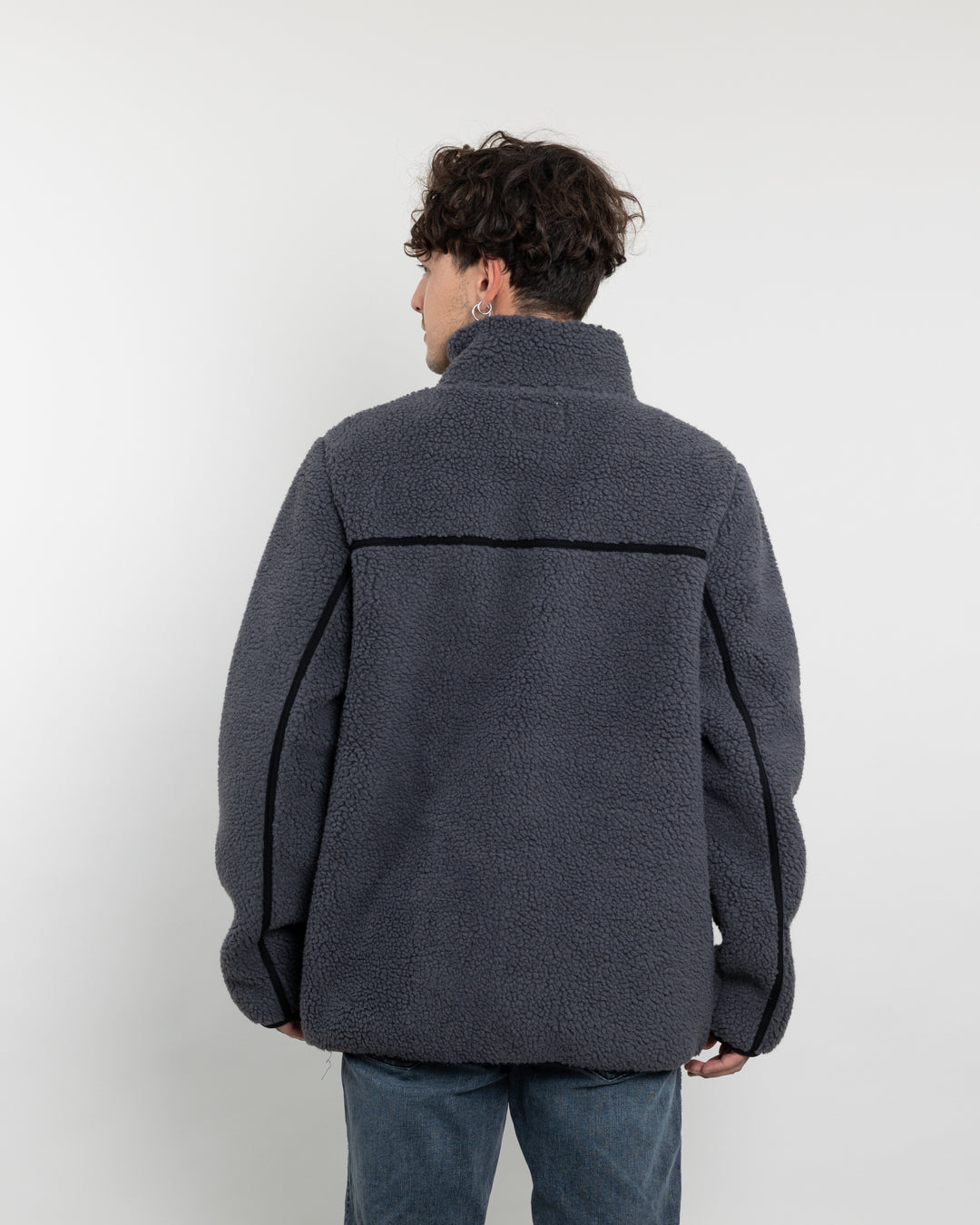 POLERON HOMBRE POLAR SHERPA FORRADO BONDED BICOLOR POLEMIC - 4