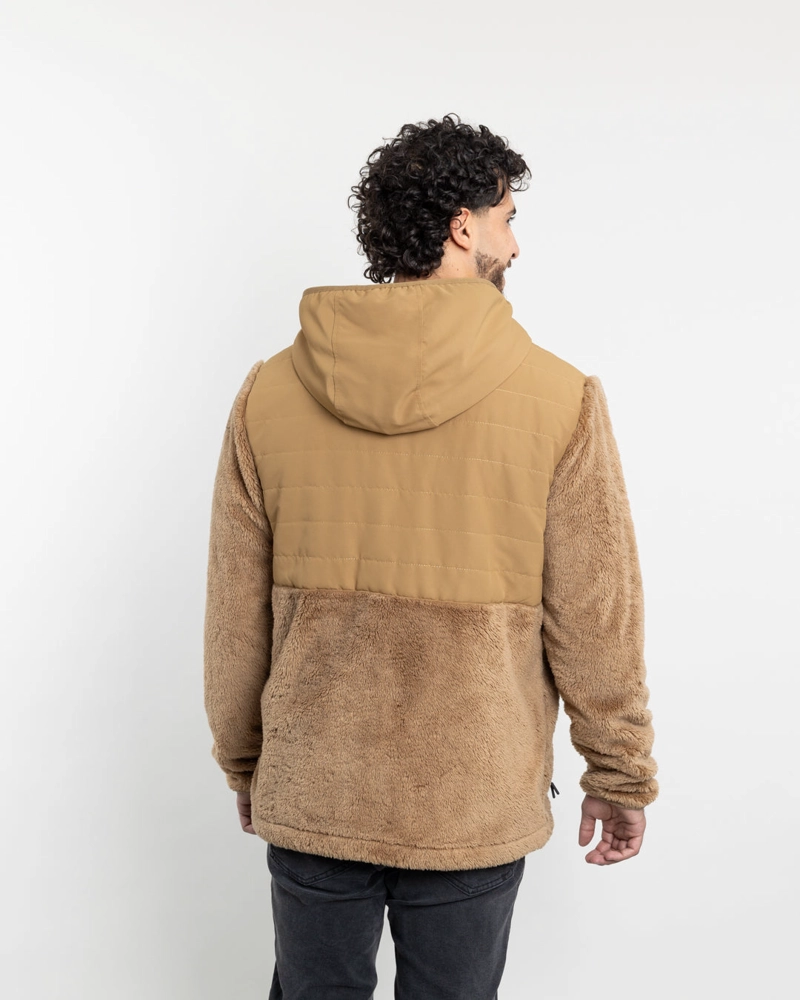 POLERON HOMBRE POLAR SHAGGY CON GORRO 8731 POLEMIC - 3