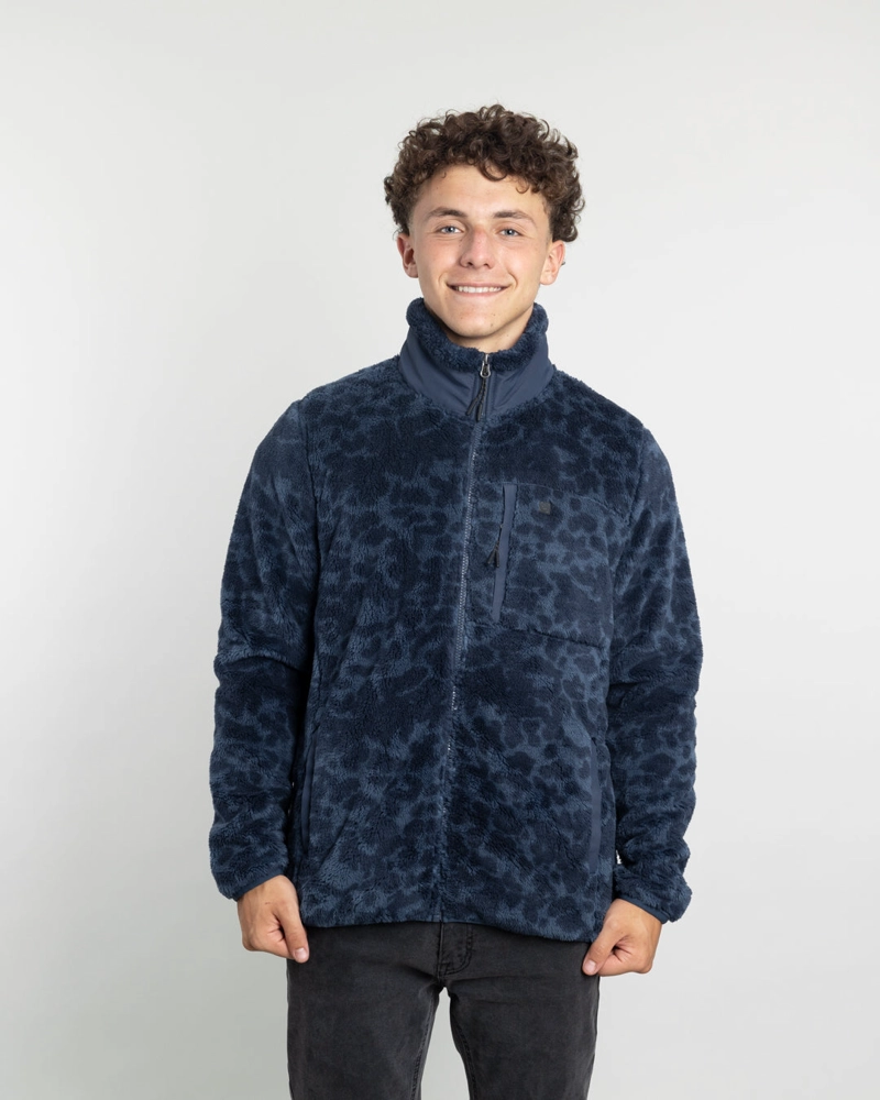 POLERON NIÑO POLAR SHAGGY PRINT SIN GORRO POLEMIC - 1