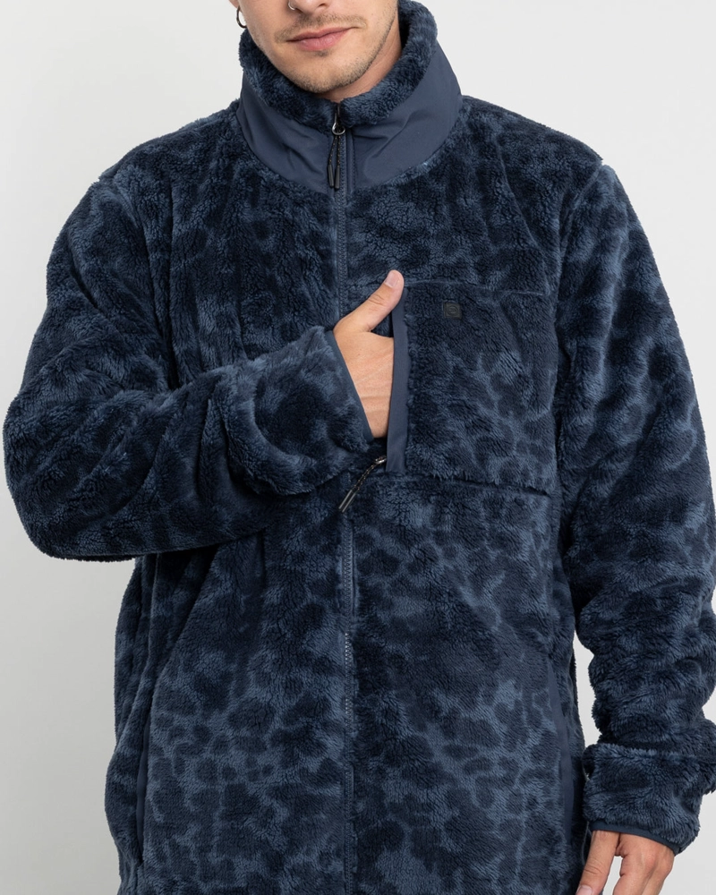 POLERON HOMBRE POLAR SHAGGY PRINT SIN GORRO POLEMIC - 3