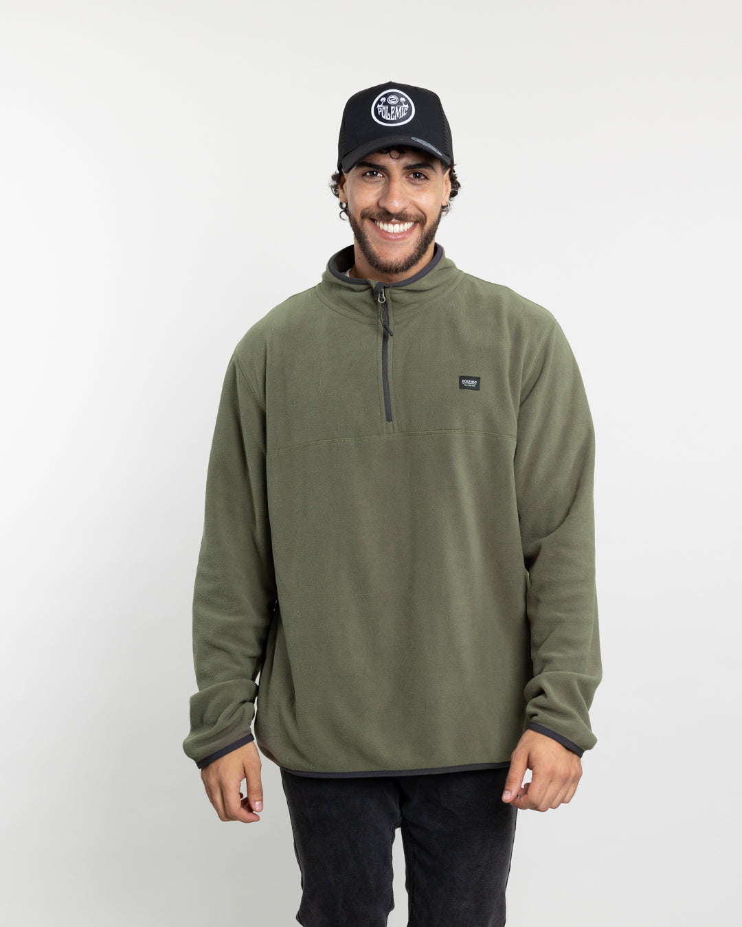 POLERON HOMBRE MICROPOLAR INVIERNO SIN GORRO POLEMIC - 5