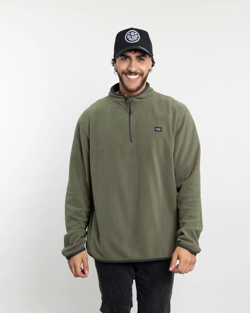 POLERON HOMBRE MICROPOLAR INVIERNO SIN GORRO POLEMIC - 5