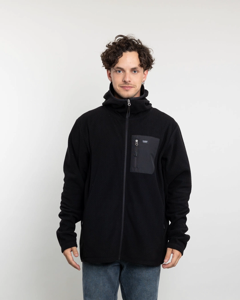 POLERON HOMBRE MICROPOLAR INVIERNO CON GORRO POLEMIC - 1