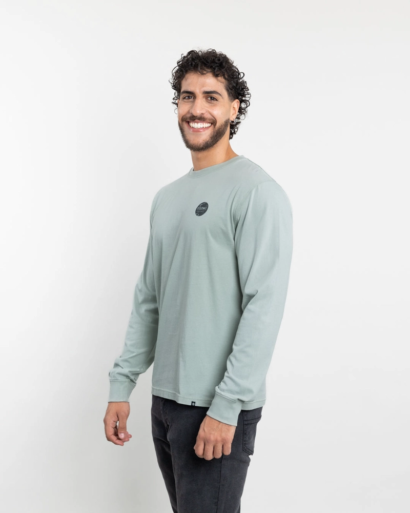 POLERA MANGA LARGA HOMBRE CON PROCESO Y ESTAMPADO POLEMIC - 2