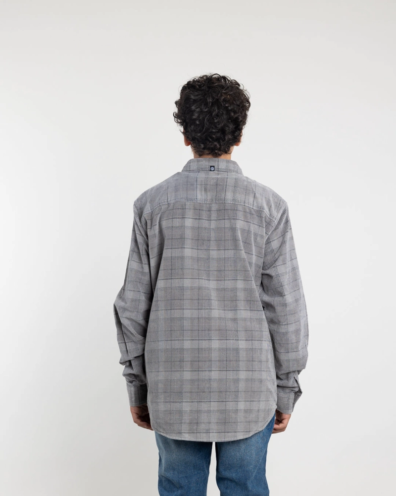 CAMISA COTELE JUVENIL A CUADROS ALGODON POLEMIC - 3