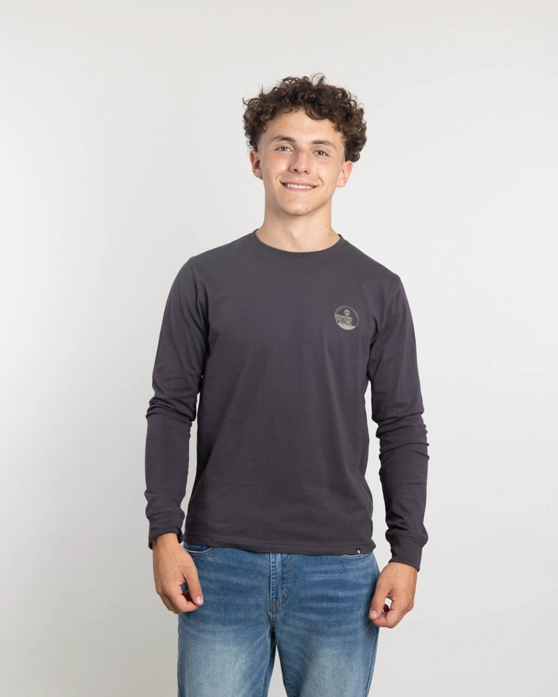 POLERA MANGA LARGA JUVENIL ALGODON CLASICO POLEMIC - 1