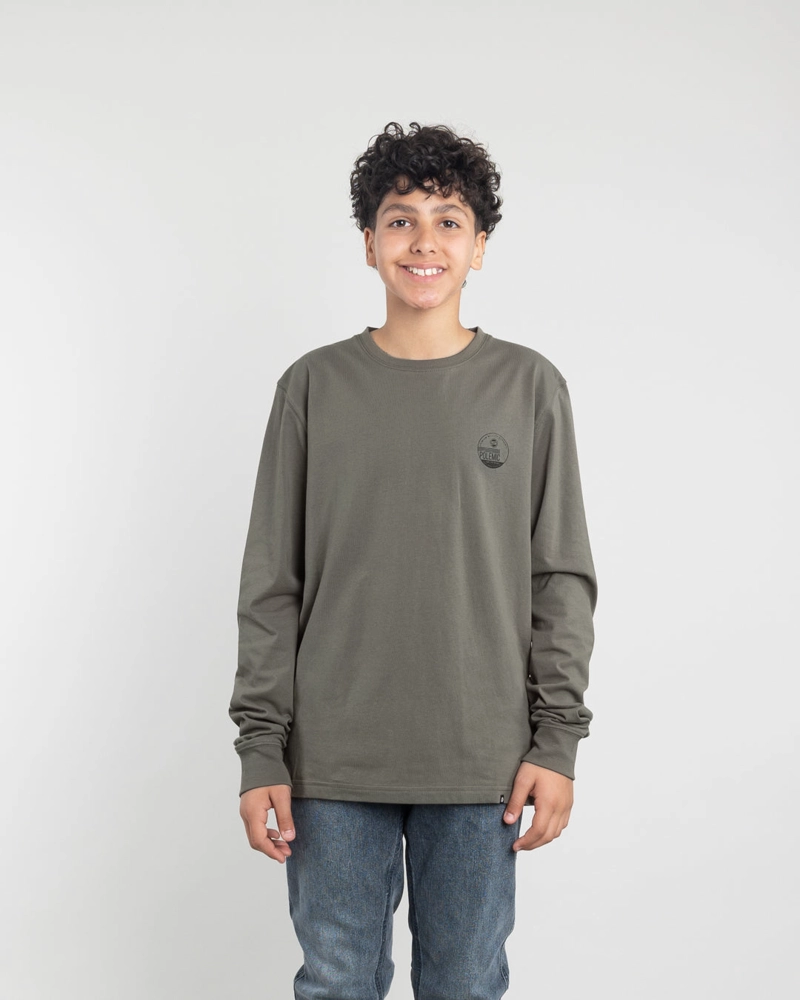 POLERA MANGA LARGA JUVENIL ALGODON CLASICO POLEMIC - 1