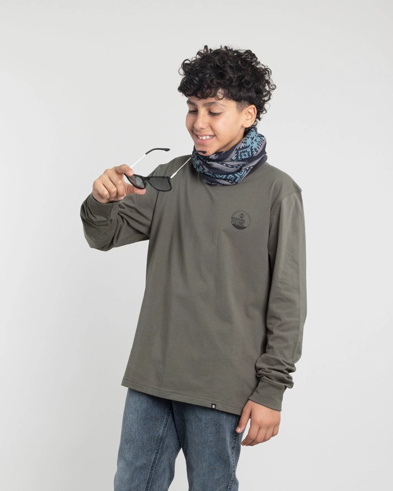POLERA MANGA LARGA JUVENIL ALGODON CLASICO POLEMIC - 5