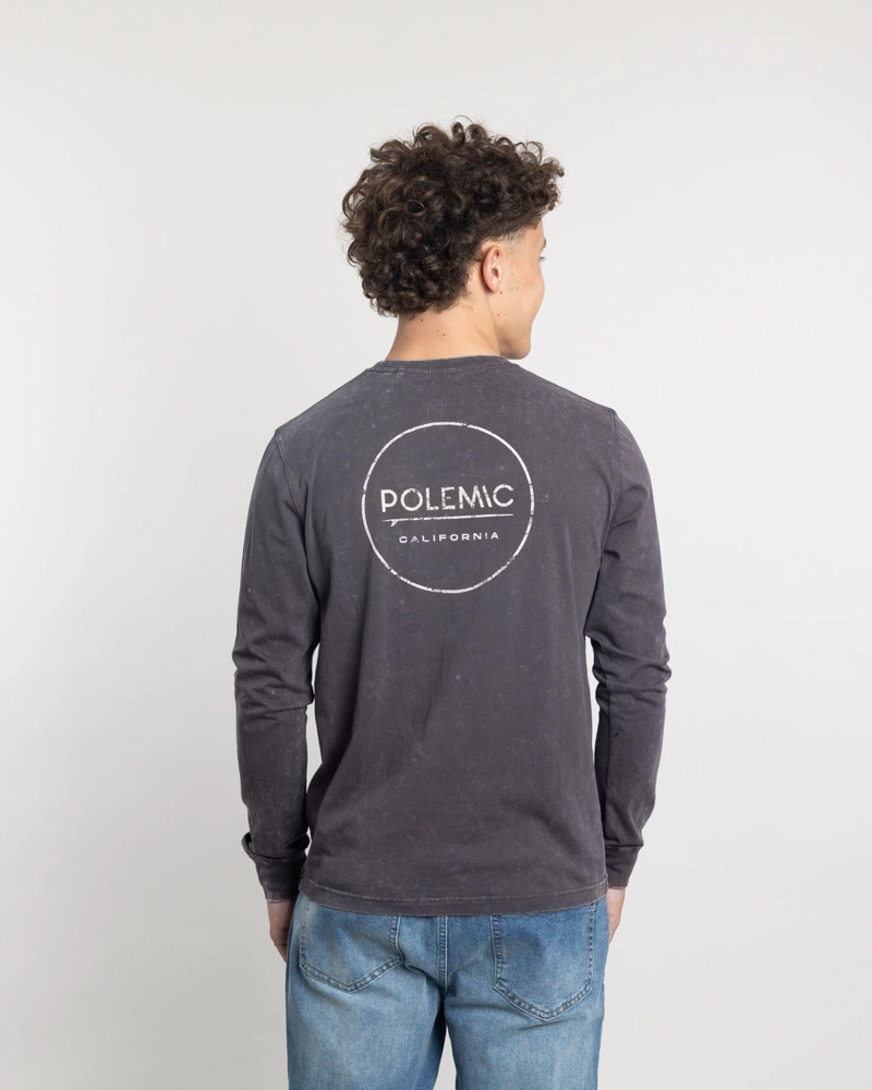 POLERA MANGA LARGA JUVENIL CON PROCESO Y ESTAMPADO POLEMIC - 3