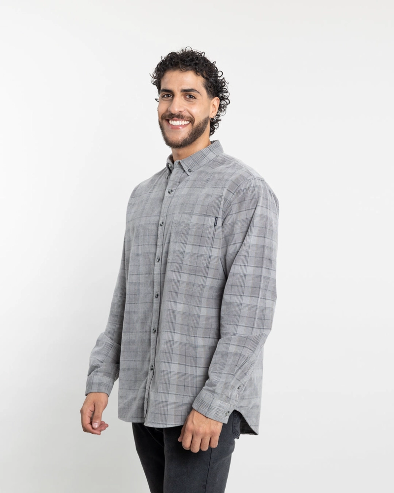 CAMISA COTELE HOMBRE A CUADROS ALGODON POLEMIC - 2