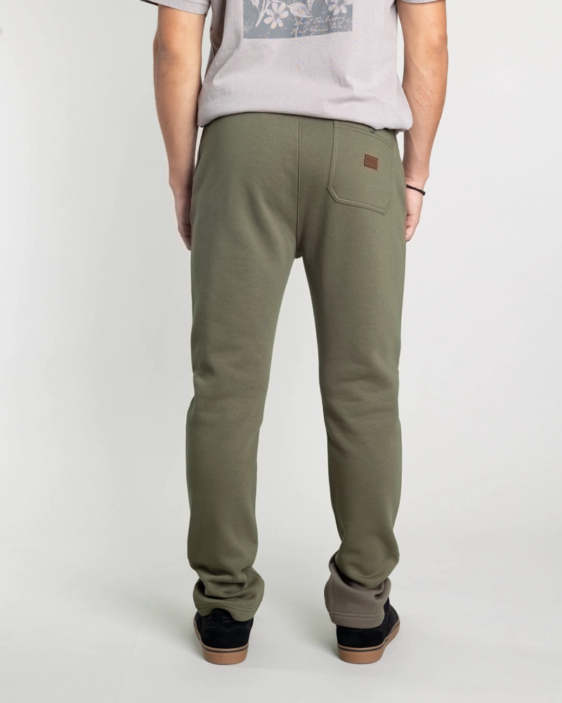 JOGGER FRANELA SIN PUÑOS JUVENIL STANDAR FIT VERDE POLEMIC - 3
